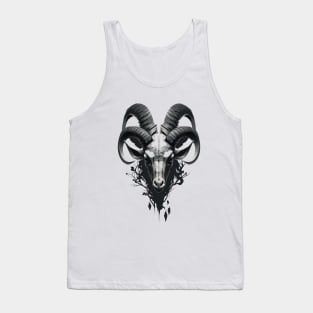 Goat skull Tank Top